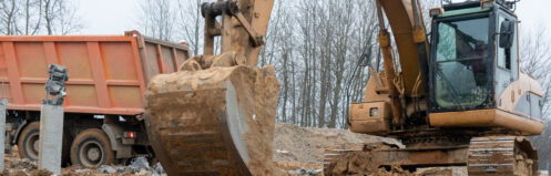 Commercial excavation in Wasau, WI