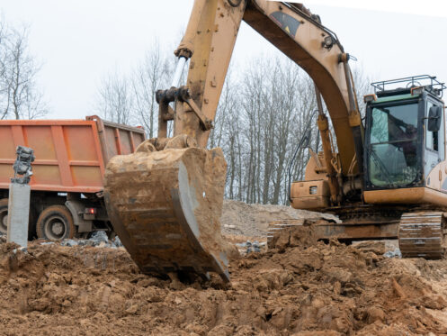 Commercial excavation in Wasau, WI