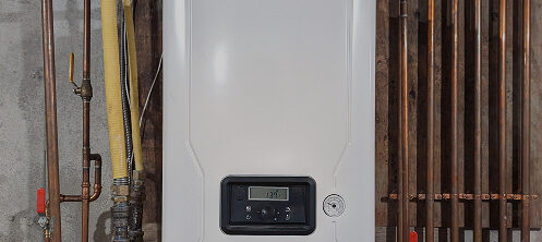 Tankless water heater in a Central WI basement