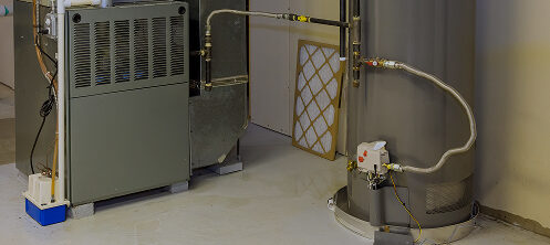 Boiler in a Central WI basement